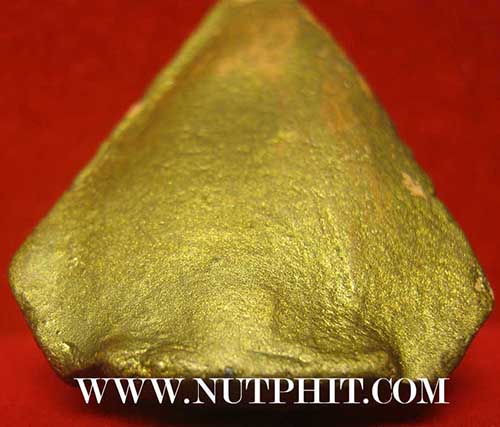 ตัวท็อป!!!พระโพธิจักร ห้าเหลี่ยม ทาทองเดิม ลพ.ลี+บัตรรับรองพระแท้*50