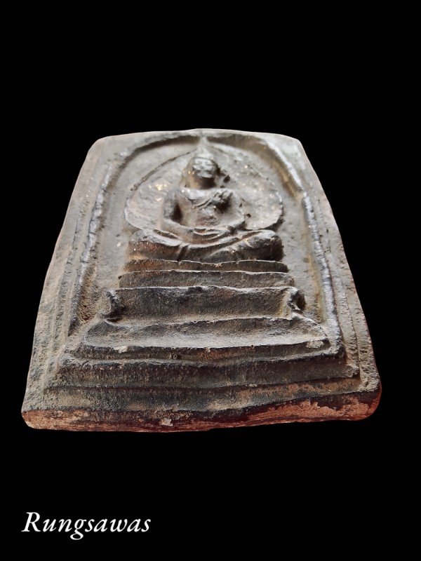 สมเด็จพระพุทโธ ขนาดบูชา หลวงพ่อสุพจน์ วัดสุทัศน์ ปี 2484 ทารักเก่า สูง 11 เซน กว้าง 8  เซน สวยเดิม  