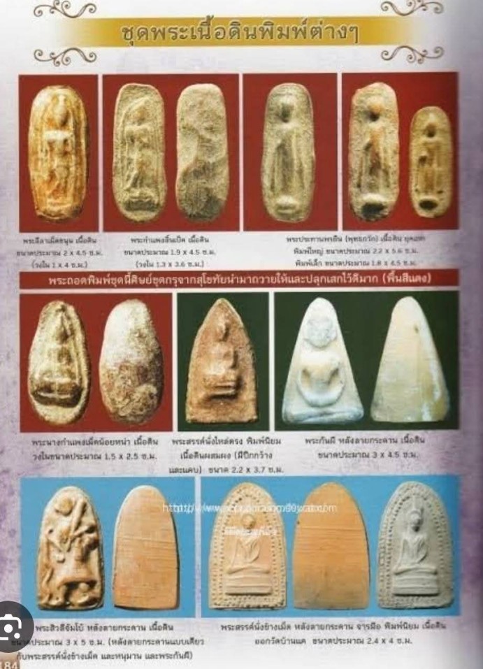 พระลีลาลิ้นเป็ด เนื้อดิน ลพ.กวย วัดโฆสิตาราม ชัยนาท