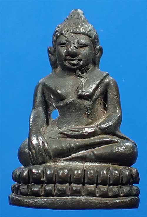 ครบชุดที่สุดแห่งความหายากพระกริ่ง+พระชัยวัฒน์ แท้ทันหลวงพ่อเนื่อง วัดจุฬามณี ปลุกเสก ปี ๓๐+บัตร *193