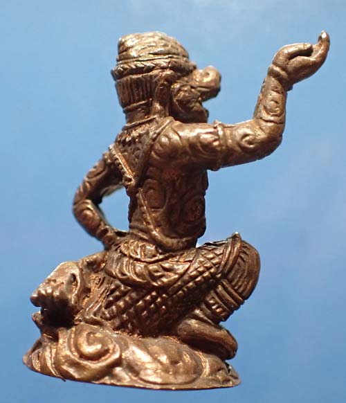 หนุมาน พ่อท่านหลบ สุราษฎร์ธานี สวยกริ๊บ+บัตรรับรองพระแท้*118