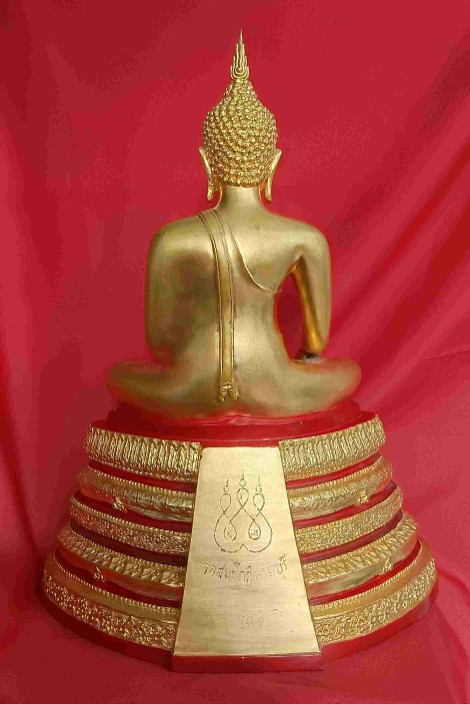 พระพุทธมหาสุวรรณปฏิมากร(หลวงพ่อทองคำ) ขนาดบูชาหน้าตัก 9 นิ้ว เฉลิมพระเกียรติ ร.9 ครบ 6 รอบ ปี 2542  