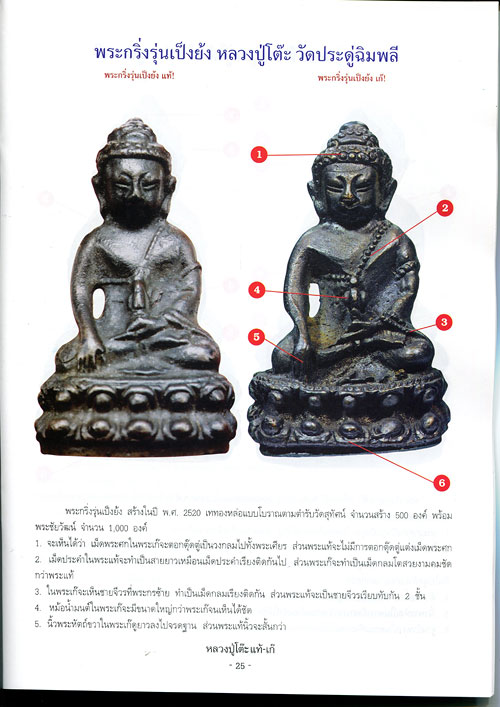 หนังสือ ชี้จุดศึกษาพระ หลวงปู่โต๊ะ วัดประดู่ฉิมพลี กรุงเทพฯ แท้ – เก๊