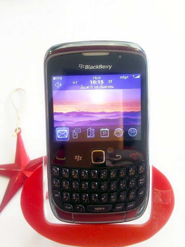 มือถือ BlackBerry Curve 3G 9300 เครื่องศูนย์ อยู่ในประกันอีก 10 เดือน