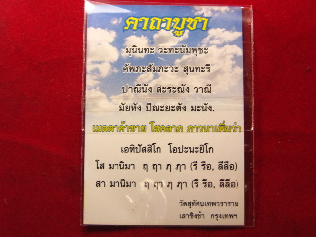 "จ่าสันต์" แดงเคาะเดียว/พระสุนทรีวาณี เทพแห่งปัญญาบารมี ความสำเร็จทั้งปวง วัดสุทัศน พ่นทรายทองสวย