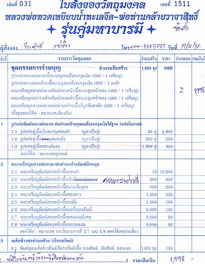 ถูกกว่าราคาจอง ถูกกว่าทุกครั้ง คู่มหาบารมี หลวงปู่ทวด + พ่อท่านคล้าย ชุดกรรมการ