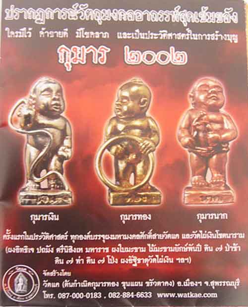 น้องกุมารเงิน 2002 วัดแค จ.สุพรรณบุรี