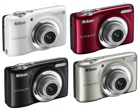 สินค้าใหม่ กล้องดิจิตอล Nikon COOLPIX L25 สีขาว 10.1 ล้านพิกเซล แถม SD 2.0 GB+BAG