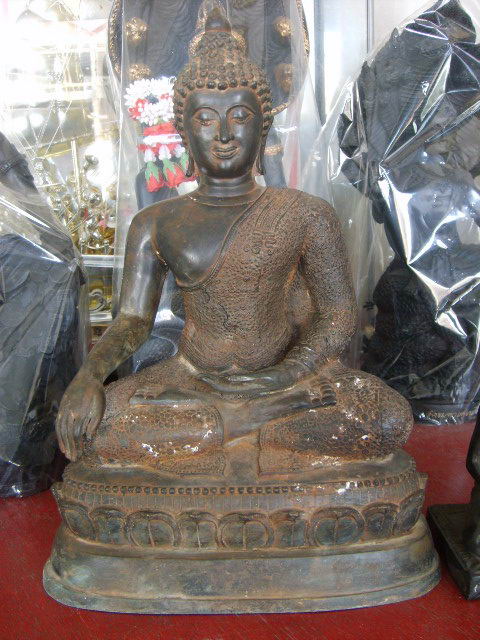 พระบูชา (สิงห์ 2) หน้าตัก 9 นิ้ว ฐานกว้าง 11 นิ้ว สูง 15 นิ้ว ผิวหิ้ง หนักมากๆ ตามรูปเลย