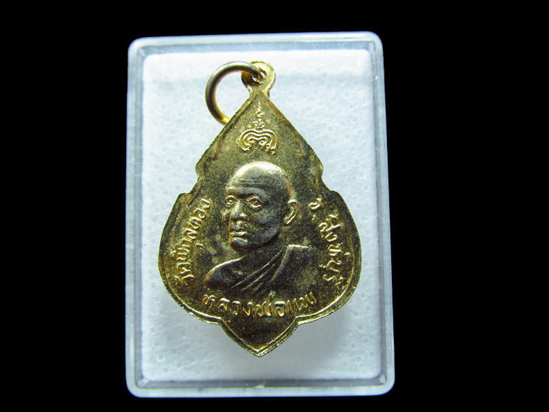 เหรียญหลวงพ่อแพ วัดพิกุลทอง ปี24 กะไหล่ทอง **002/10**. เริ่ม20บาท/ C.158