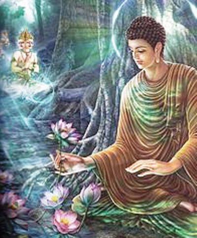 ((เริ่ม 799.-))พระพุทธรูปบูชาปางรำพึง ฐาน ๔ นิ้วสูง ๑๔ นิ้ว เนื้อทองเหลืองเดิม ตามุก !!!!!