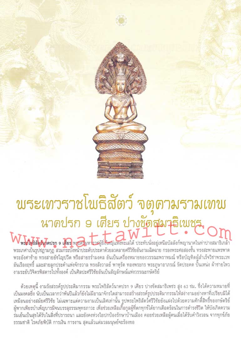 เหรียญเงิน(บล็อกทองคำ) รุ่นปรกเกล้า ปี๔๙ (ปลุกเสกที่ ปราสาทหินพนมรุ้ง )