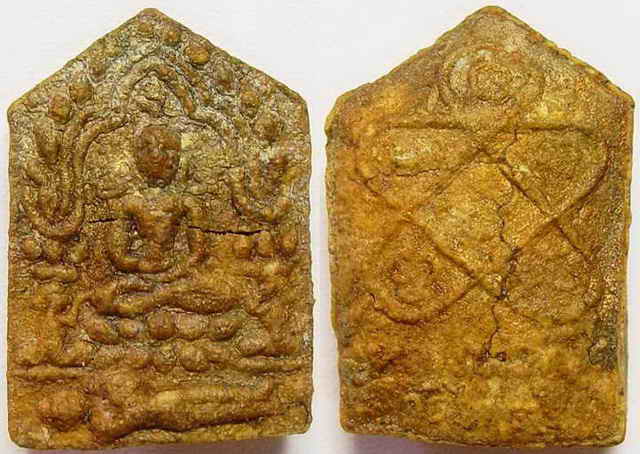 ขุนแผนพรายกุมาร พิมพ์เล็ก เนื้อกระยาสารท หลวงปู่ทิม วัดละหารไร่