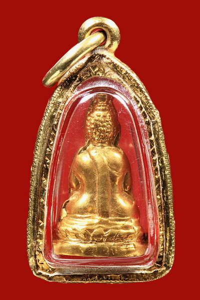 พระชัยวัฒน์ อ.ต.-ท.บ.หลวงพ่อองค์ตื้อ ปี 12  +ทอง