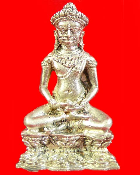 พระกริ่งจอมสุรินทร์ เนื้อเงินก้นทองคำ 