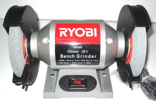 มอเตอร์หินไฟ ขนาด 6 นิ้ว  RYOBI  สินค้ามีรับประกันนาน หกเดือน จากผู้ผลิต    A  013