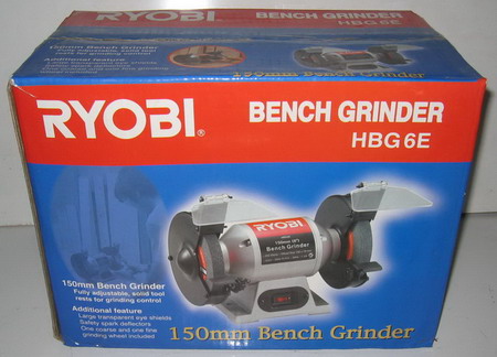 มอเตอร์หินไฟ ขนาด 6 นิ้ว  RYOBI  สินค้ามีรับประกันนาน หกเดือน จากผู้ผลิต    A  013