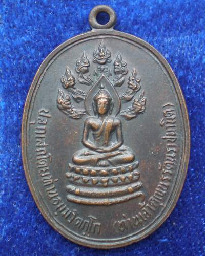  เหรียญนาคปรกจเรตำรวจ ท่านเจ้าคุณนรฯ ดาวกระจาย