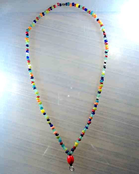 สร้อยลูกปัตคอนท่อม คละสี