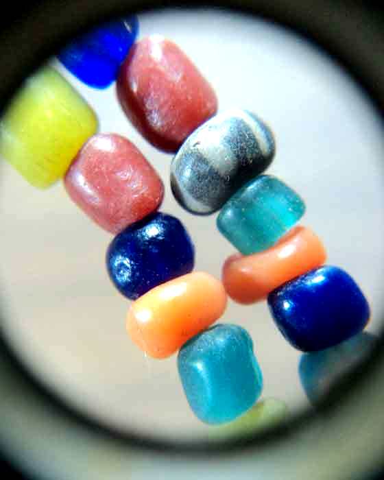 สร้อยลูกปัตคอนท่อม คละสี