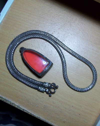 ตลับพระกริ่ง+สร้อย เงินแท้มือ 2 เริ่มที่ 100 บาทครับ