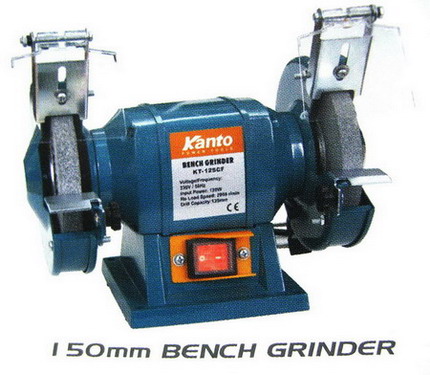 มอเตอร์หินไฟ KANTO รุ่น KT - 150F ขนาด 6นิ้ว ทรงสี่เหลี่ยม สำหรับงานหนัก