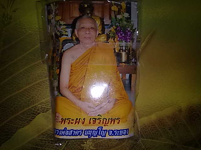 พระผงเจริญพร หลังฝังพลอยเสกสวยๆ หลวงพ่อสาครครับ