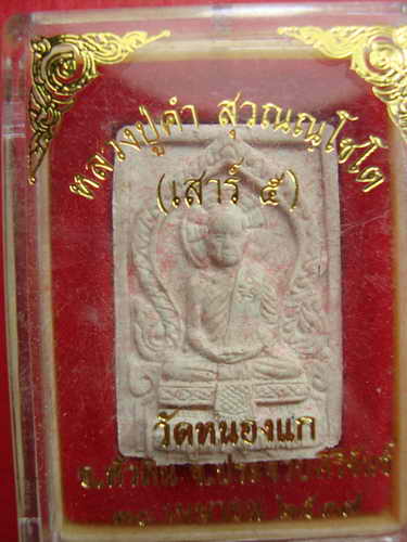 พระผง หลวงปู่คำ วัดหนองแก (แดง30)