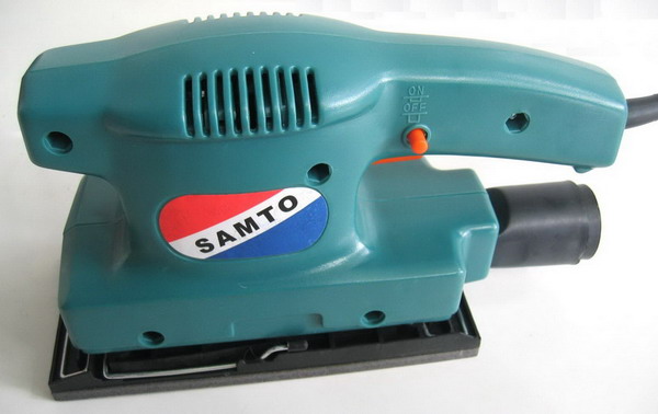 เครื่องขัดกระดาษทรายแบบสั่น ใช้ไฟฟ้า SAMTO ทรงสี่เหลี่ยม สำหรับงานขัดกระดาษทราย
