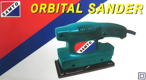 เครื่องขัดกระดาษทรายแบบสั่น ใช้ไฟฟ้า SAMTO ทรงสี่เหลี่ยม สำหรับงานขัดกระดาษทราย