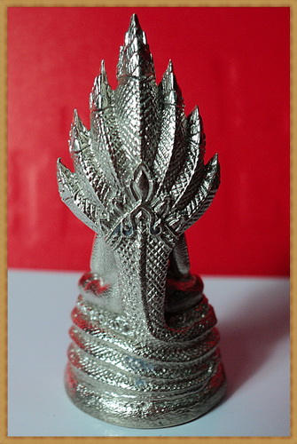 พระนาคปรกเนื้อเงิน หลวงปู่บุญมี วัดป่านาคูณ จ.อุดรธานี