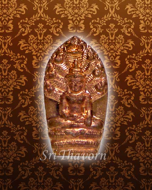 พระนาคปรกใบมะขาม รุ่นสอง หลวงปู่เจือ วัดกลางบางแก้ว