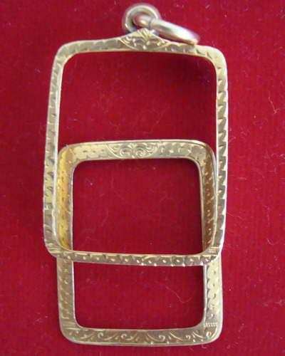 กรอบทองคำ น้ำหนัก เกือบ 3 กรัม ขนาด 2X2.5cm ราคาเบาๆ