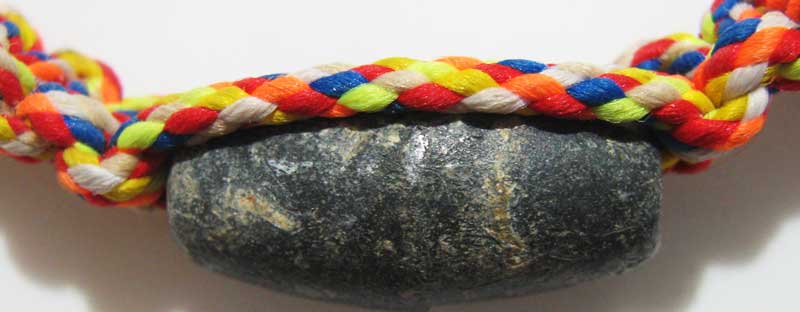 ของแท้วัดใจที่ 20 บาทเชือกข้อมือถักลูกสะกดเนื้อตะกั่วจารมือ หลวงพ่อแถม วัดช้างแทงกระจาด 