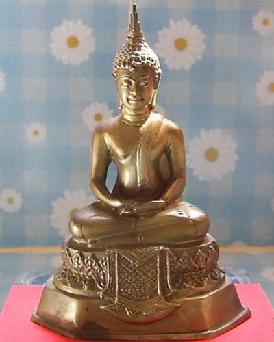 พระบูชาหลวงพ่อโสธร (ทองเหลือง 5 นิ้ว)