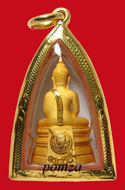 หลวงพ่อโสธร 80ปีกรมตำรวจ เนื้อทองคำ พิมพ์ใหญ่ ขัดเงา