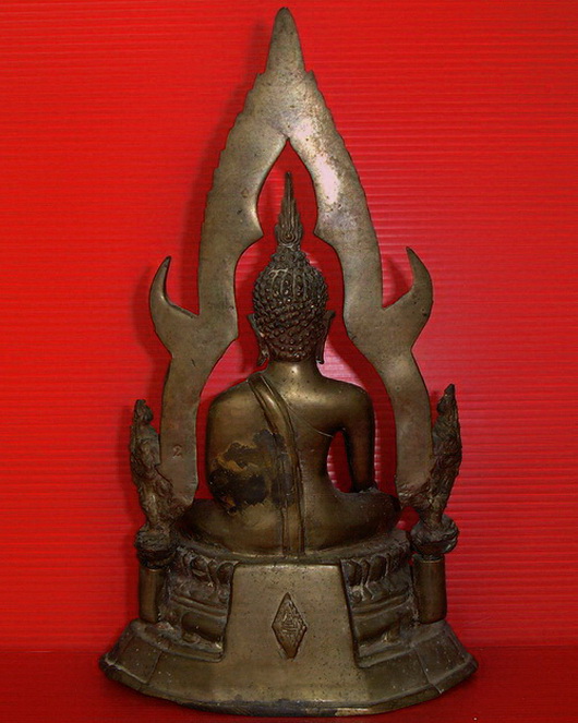 ** พระพุทธชินราชบูชา เนื้อทองผสม ตามุก หล่อดินไทย สวยมากค่ะ **