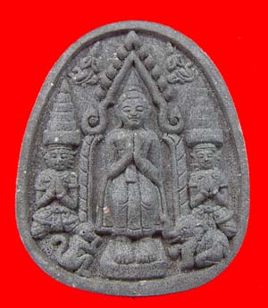 หลวงปู่นาม พระยอดขุนพลรุ่นแรก ฝังตะกรุดเงิน 2 ดอก มี 2 เนื้อ