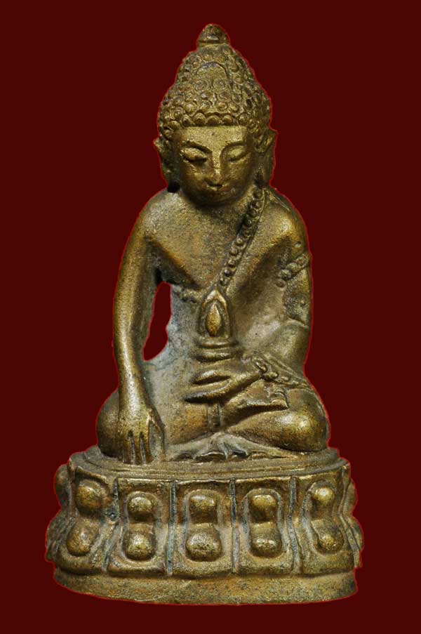 พระกริ่งที่ ลป_แก้ว เสก จนไฟออกจมูก กริ่งเก้าแก้ว เนื้อทองสัมฤทร์ สภาพสวยเดิมๆ คราบเบ้าเต็มๆ_
