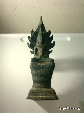 @@..ราคาเบาๆ พระบูชานาคปรก หน้าตัก2.5นิ้ว สูง5นิ้ว หล่อหนา ดินไทย สำหลับคนเกิดวันเสาร์..@@