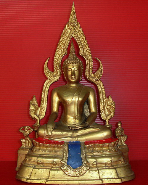 * พระพุทธชินราชบูชา หน้าตัก 5 นิ้ว กะไหล่ทอง ซุ้มถอดได้ สภาพสวยค่ะ * 