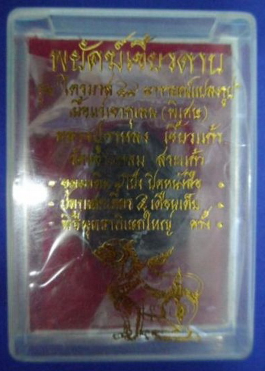  พยัคฆ์เขี้ยวดาบ เนื้อแร่เขากุเลน (พิเศษ) อุดผงดินโป่ง ปิดหนังเสือ หลวงปู่กาหลง วัดเขาแหลม