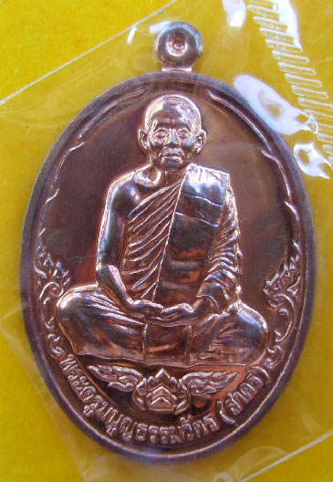 $$$ เหรียญบารมี 53  หลวงพ่อสาคร วัดหนองกรับ ระยอง  เนื้อทองแดงผิวไฟ
