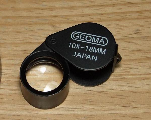 กล้องส่องพระ GEOMA 10X 18mm JAPAN บอดี้ สีดำ เข้ม ๆ พร้อมซองหนังแท้