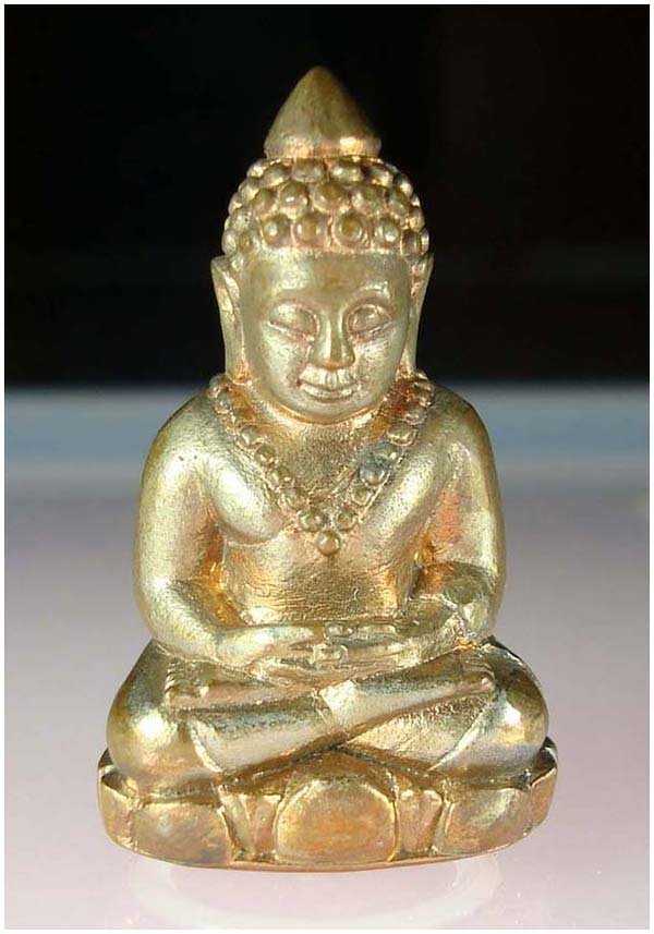 พระกริ่งล้มลุก ท่านเจ้ามา (ย้อนยุค) เนื้อสัตตโลหะ บรรจุอิทธิธาตุ กรมยุทธศึกษาจัดสร้าง ปี 2544