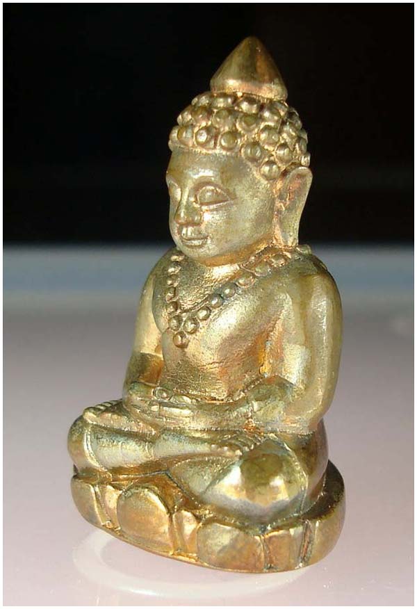 พระกริ่งล้มลุก ท่านเจ้ามา (ย้อนยุค) เนื้อสัตตโลหะ บรรจุอิทธิธาตุ กรมยุทธศึกษาจัดสร้าง ปี 2544