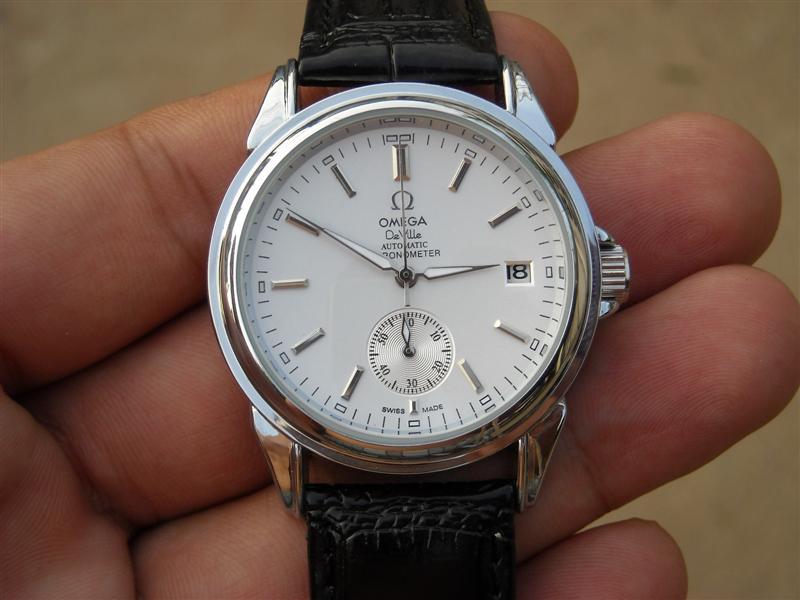  Omega Deville automatic หน้าขาวครีม สวยจริงครับ 