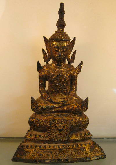 พระบูชารัตนทรงเครื่อง หน้าตัก 3 นิ้ว สมบูรณ์ สวย