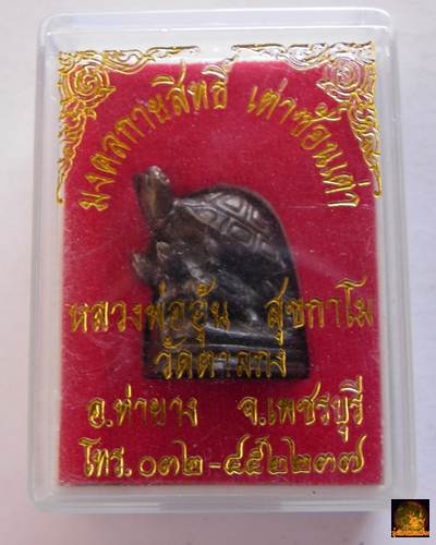 มงคลกายสิทธิ์  เต่าซ้อนเต่า หลวงพ่ออุ้น วัดตาลกง จ.เพรชบุรี