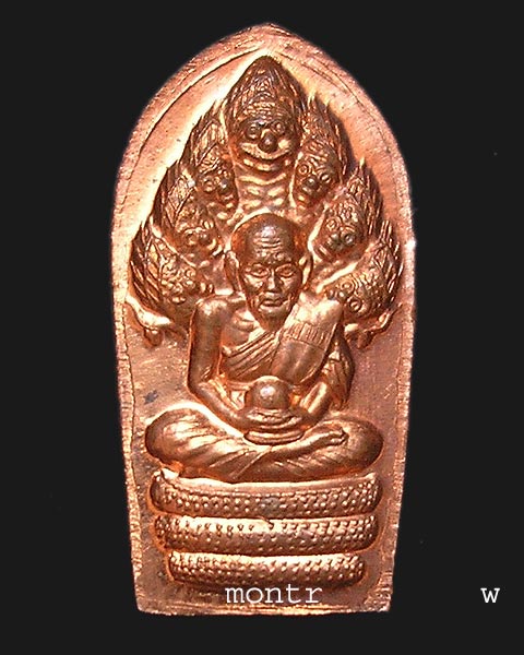 พระปรกใบมะขามรุ่นแรก (คนสองโลก) วัดพุทไธศวรรย์ ปี46